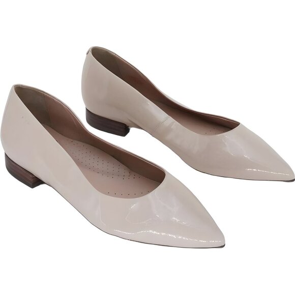 Marc Joseph Womens Bianca Pointed Toe Flats Tan Shoes 8.5 US - Picture 4 of 6